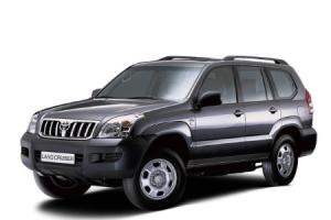 Эва-коврики на Toyota Land Cruiser Prado 120 SERIES 5D ЛЕВЫЙ РУЛЬ 2002 - 2009